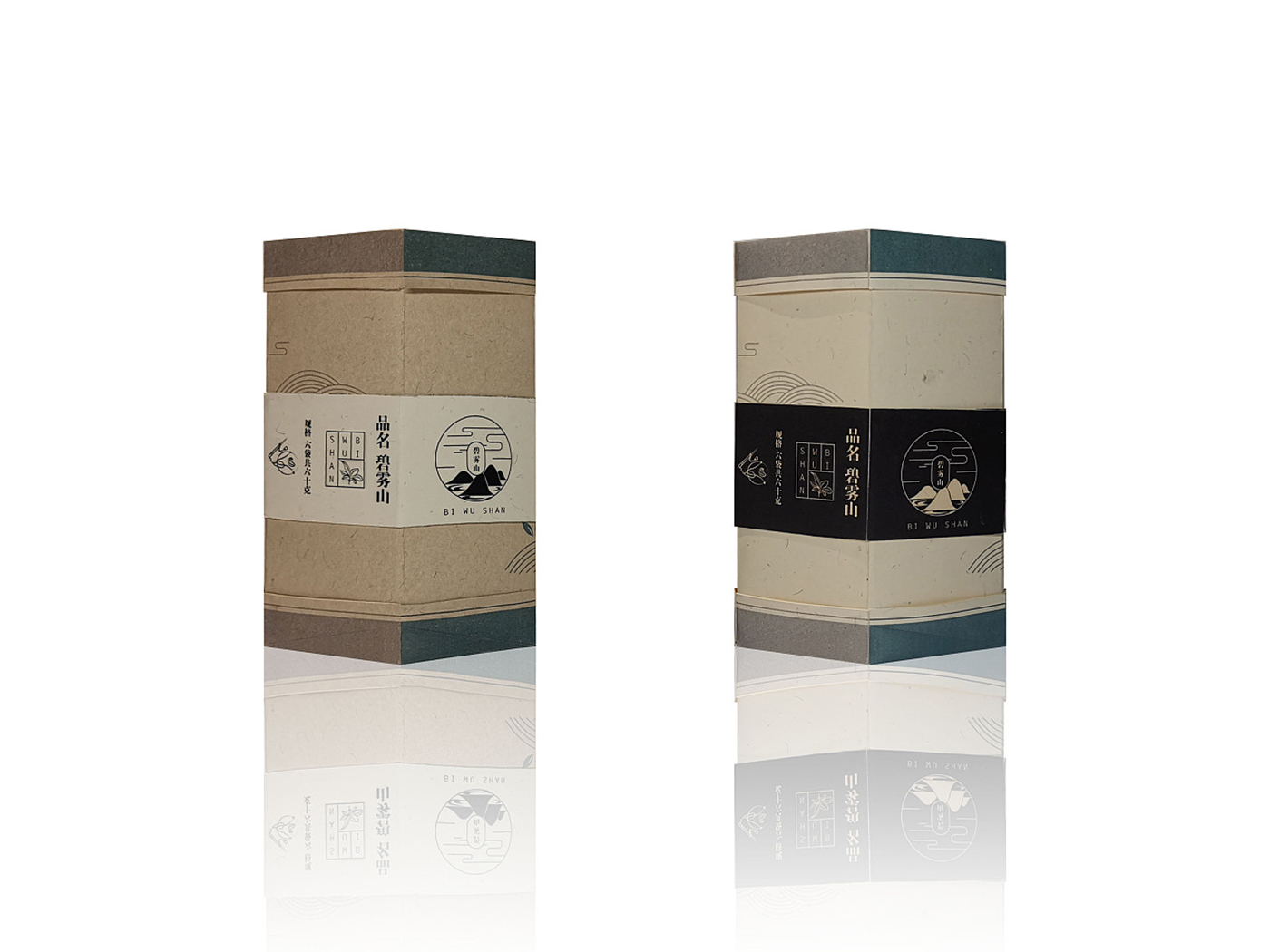 碧雾山茶叶包装设计-创意茶叶外包装设计