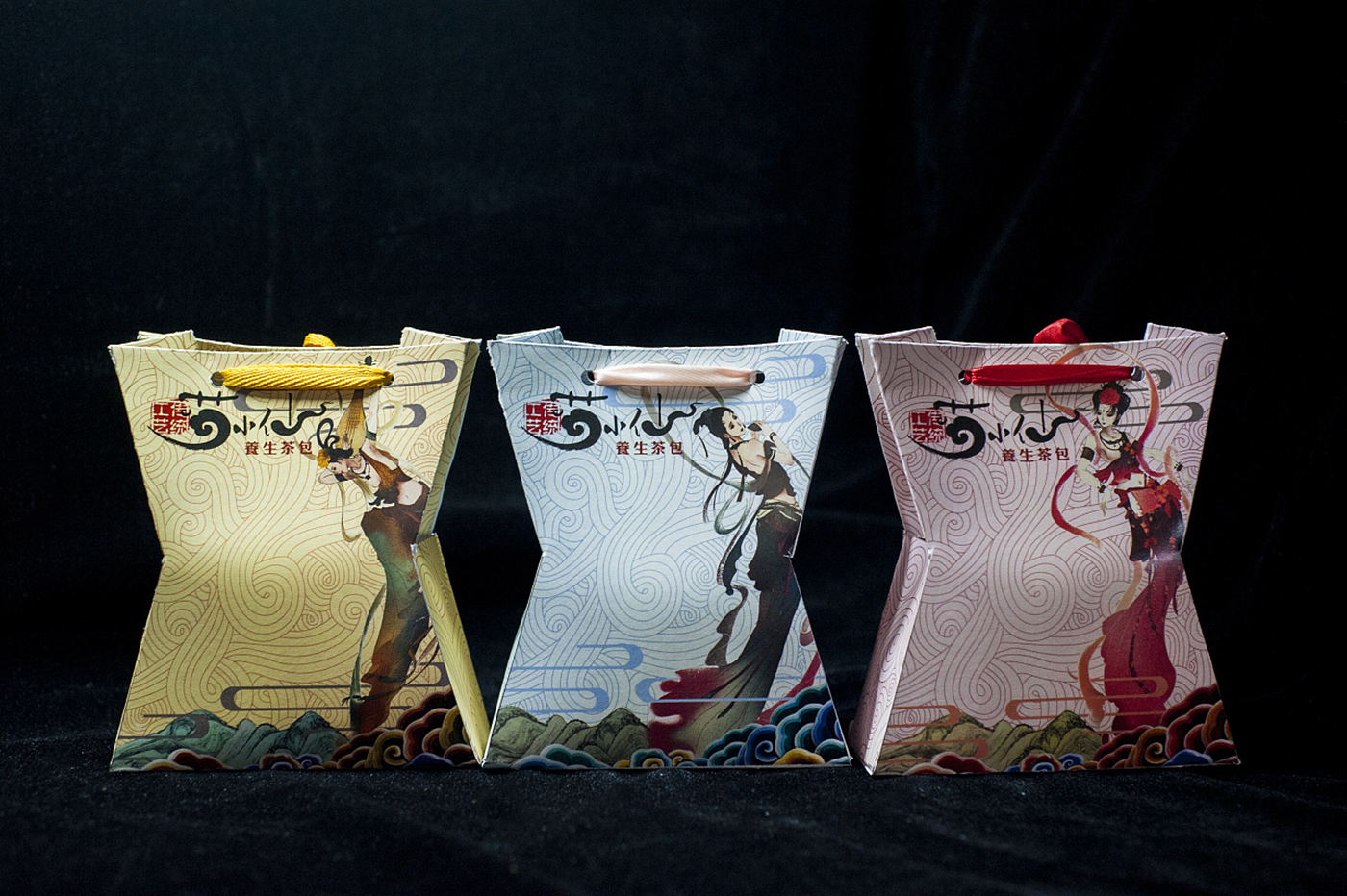 菊小仙茶包装设计-养生茶包装设计