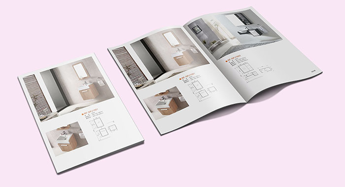 广州浴橱柜画册设计-浴室柜子画册设计-浴室家具画册设计公司